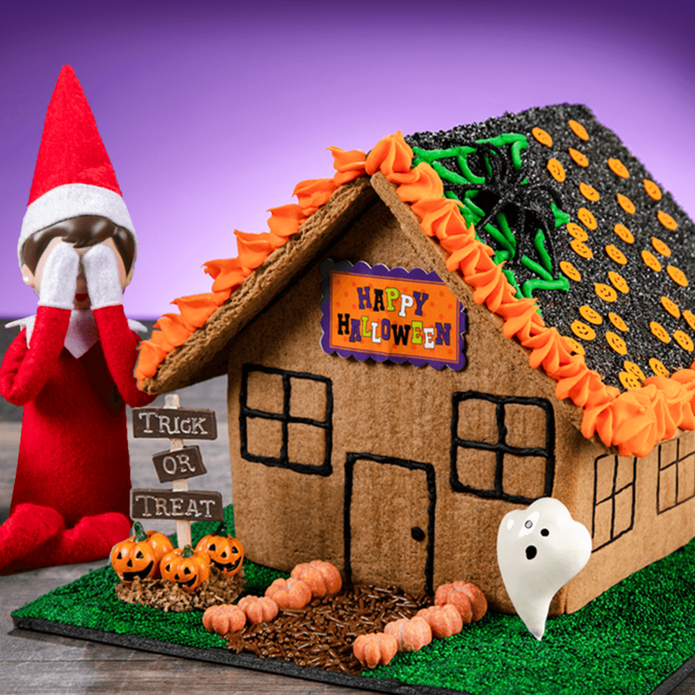 Spooky Halloween Gingerbread House
